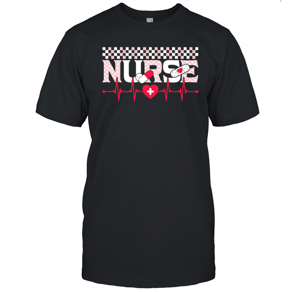Nurse heart rate tablet shirt