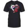 Nurse Texas Rangers let’s go Rangers heart stethoscope shirt