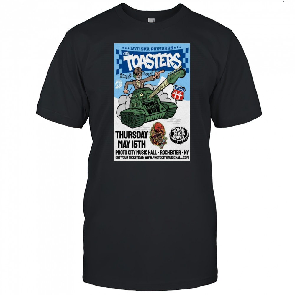 NYC Ska Pioneers The Toasters Rochester NY Show Thursday May 15 2025 Poster Graphic t-shirt