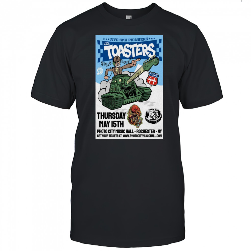 NYC Ska Pioneers The Toasters Rochester NY Show Thursday May 15 2025 t-shirt