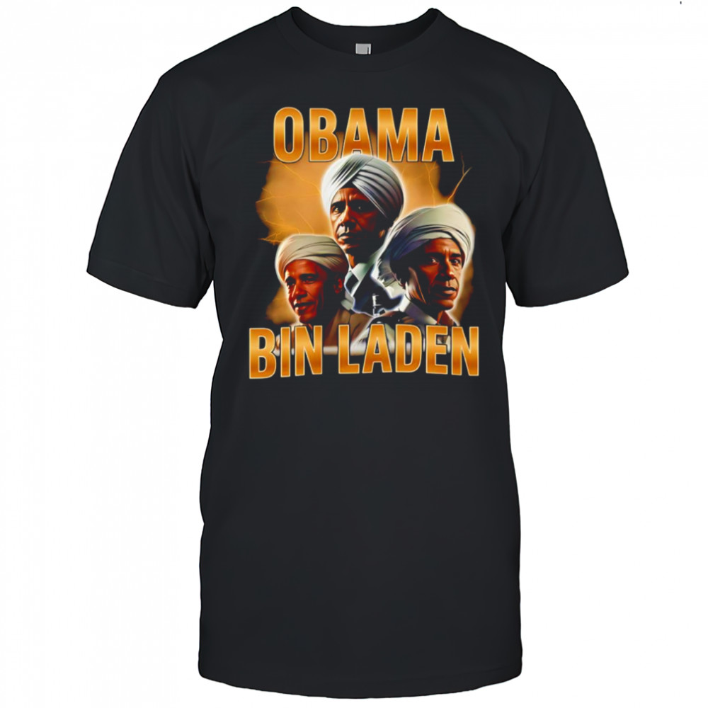 Obama Bin Laden funny retro shirt