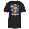 OKC Thunder 2025 NBA Finals Vintage Hoop & Trophy Shirt