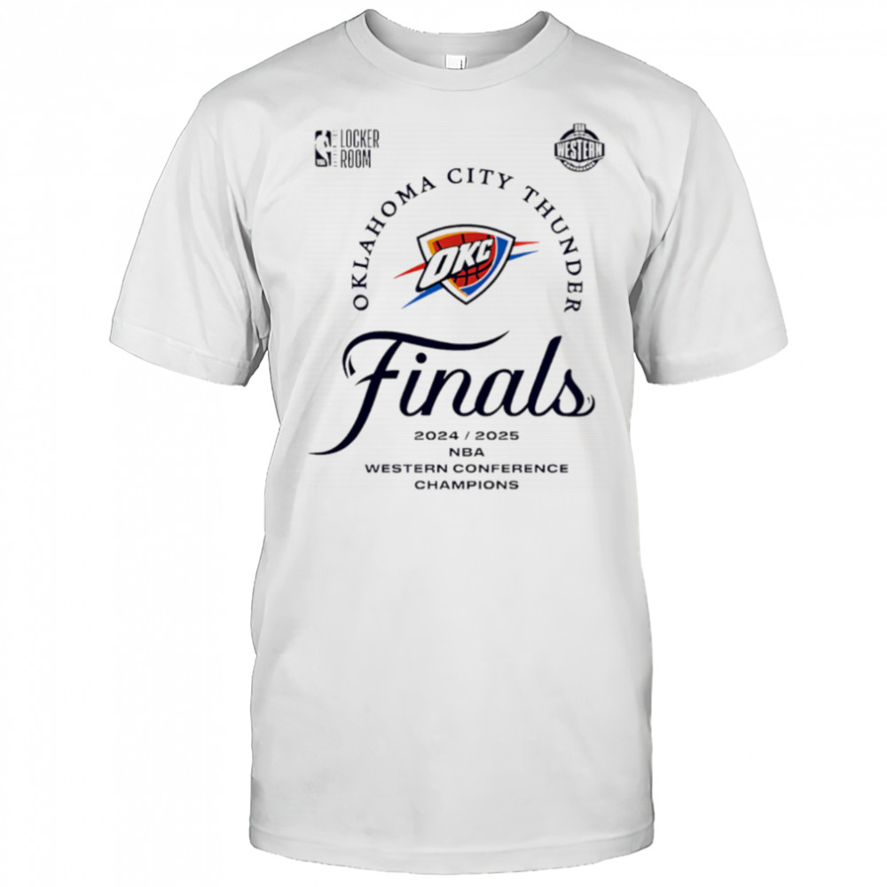 Okc Thunder 2025 Western Conference Finals Champions Locker Room shirt
