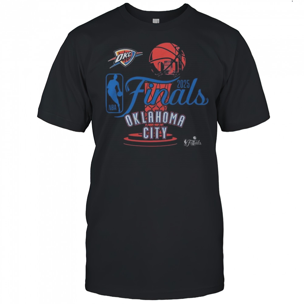 Oklahoma City Thunder 2025 NBA Finals Logoman Cruise Vintage Washed Shirt
