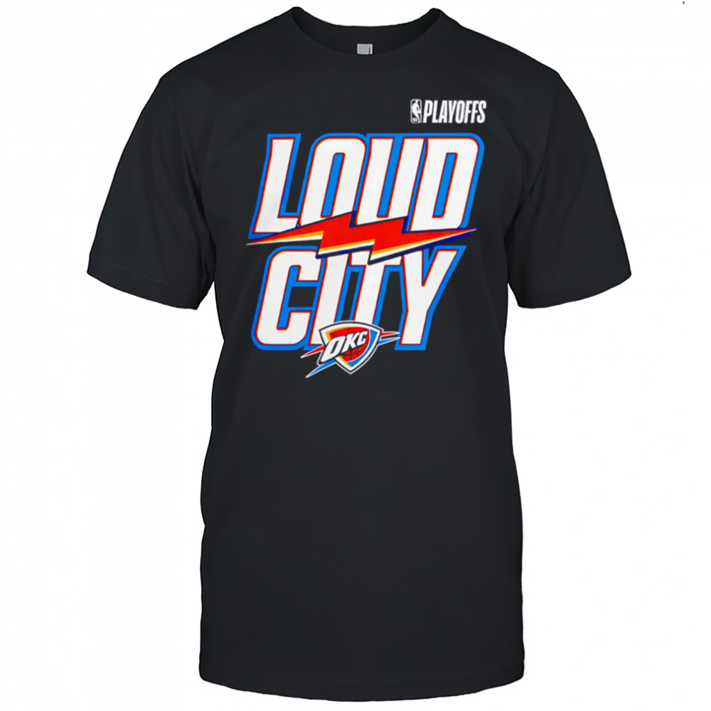 Oklahoma City Thunder 2025 NBA Playoffs logo shirt