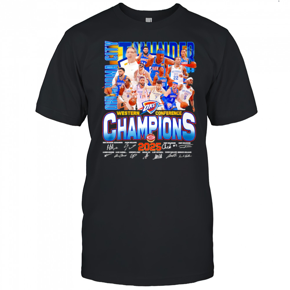 Oklahoma City Thunder Western Conference Champions 2025 Limited Edition shirt
