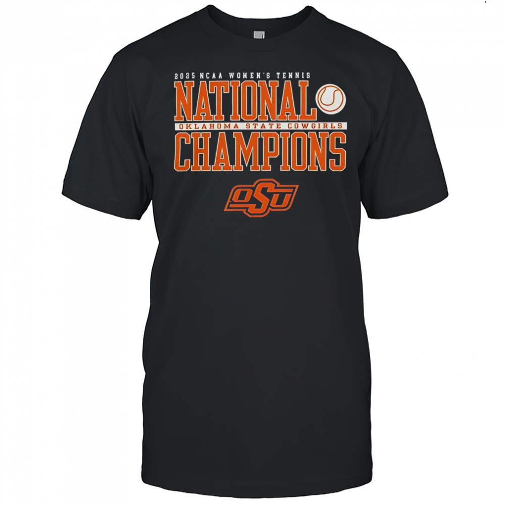 Oklahoma State Cowgirls 2025 NCAA Women’s Tennis National Champions T-Shirt