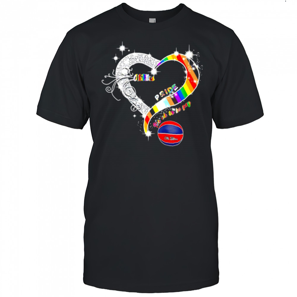 Ole Miss Rebels Pride it’s ok to be gay shirt