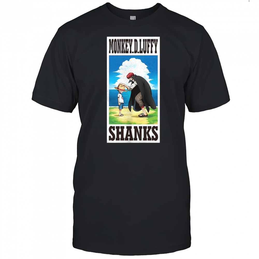 One Piece Monkey D Luffy shanks shirt