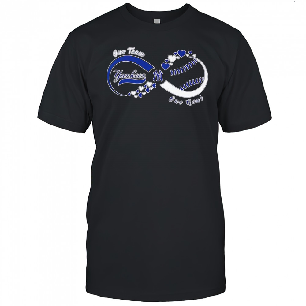 One team one goal New York Yankees shirt