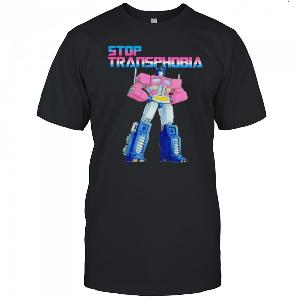 Optimus Prime Stop Transphobia shirt