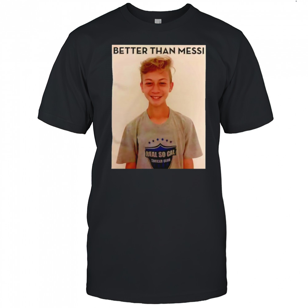 Ordaz better than Messi shirt