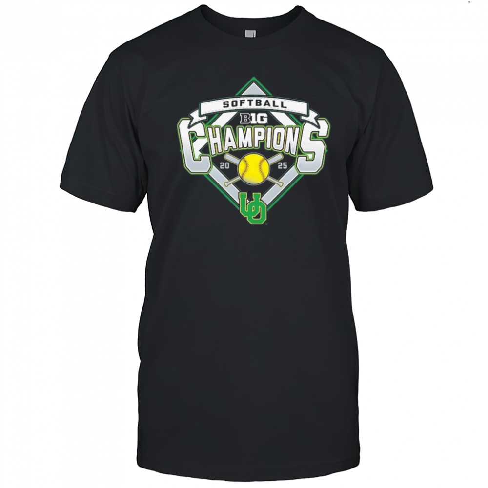 Oregon Ducks 2025 Big Ten Softball Regular Season Champions Shirt