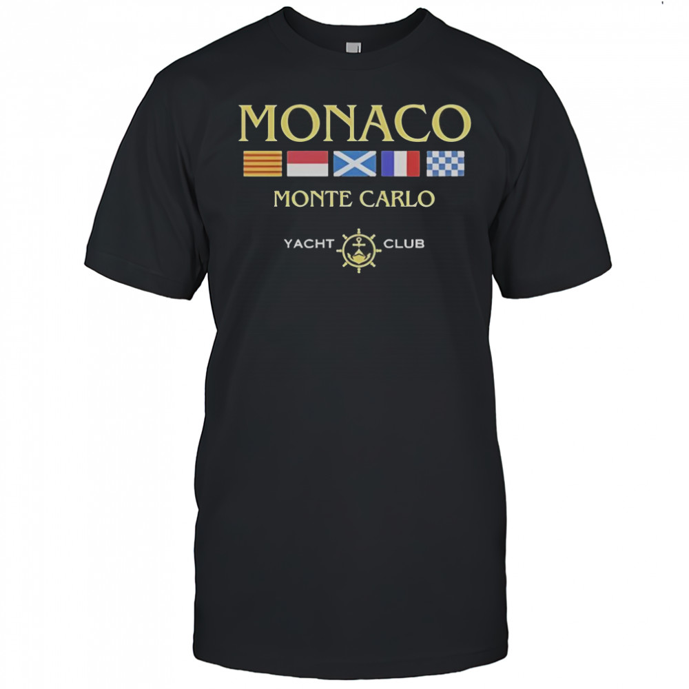 Organic Starboy Monaco Yacht Club Flags T-Shirt