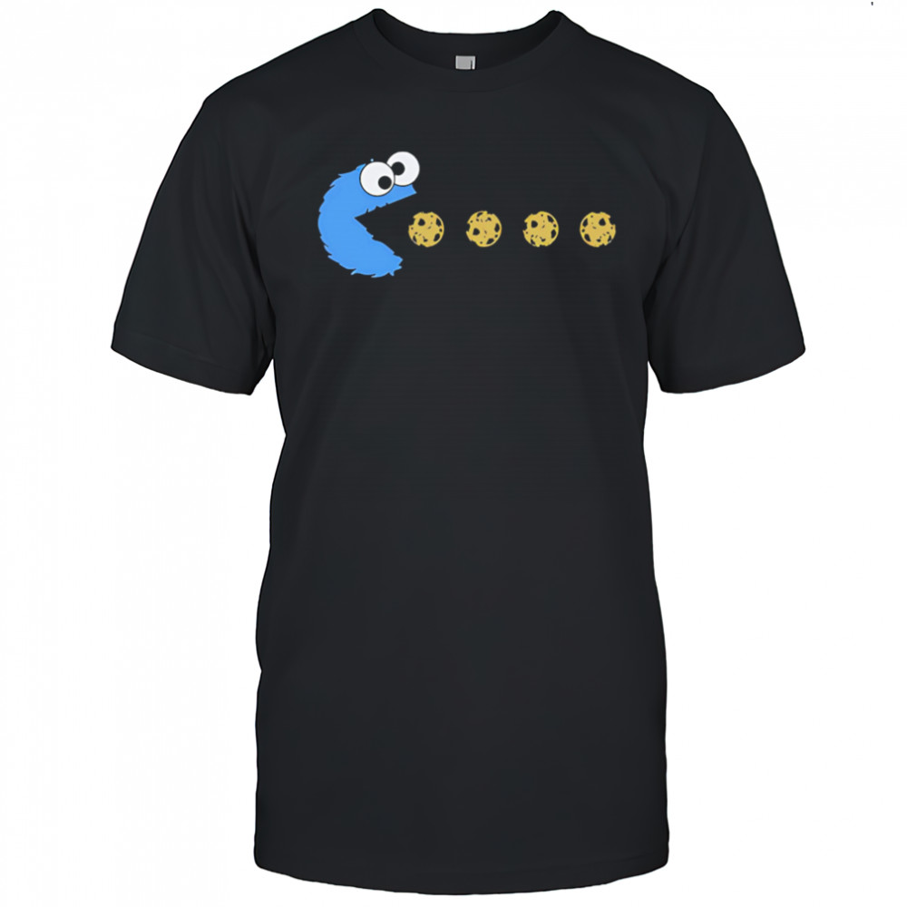 Pac Man Cookie Monster shirt