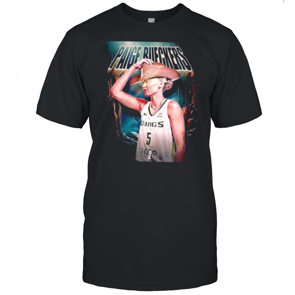 Paige Bueckers Dallas Wings WNBA cowboy hat shirt