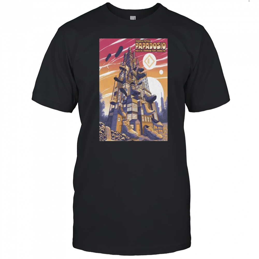 Papadosio Tour May 9-10 2025 Papadosio Family Presents Kicksville Avenue MD t-shirt