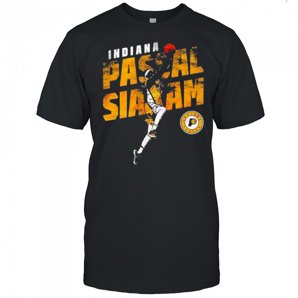 Pascal Siakam Indiana Pacers Basketball Slant Nba Player Vintage Shirt
