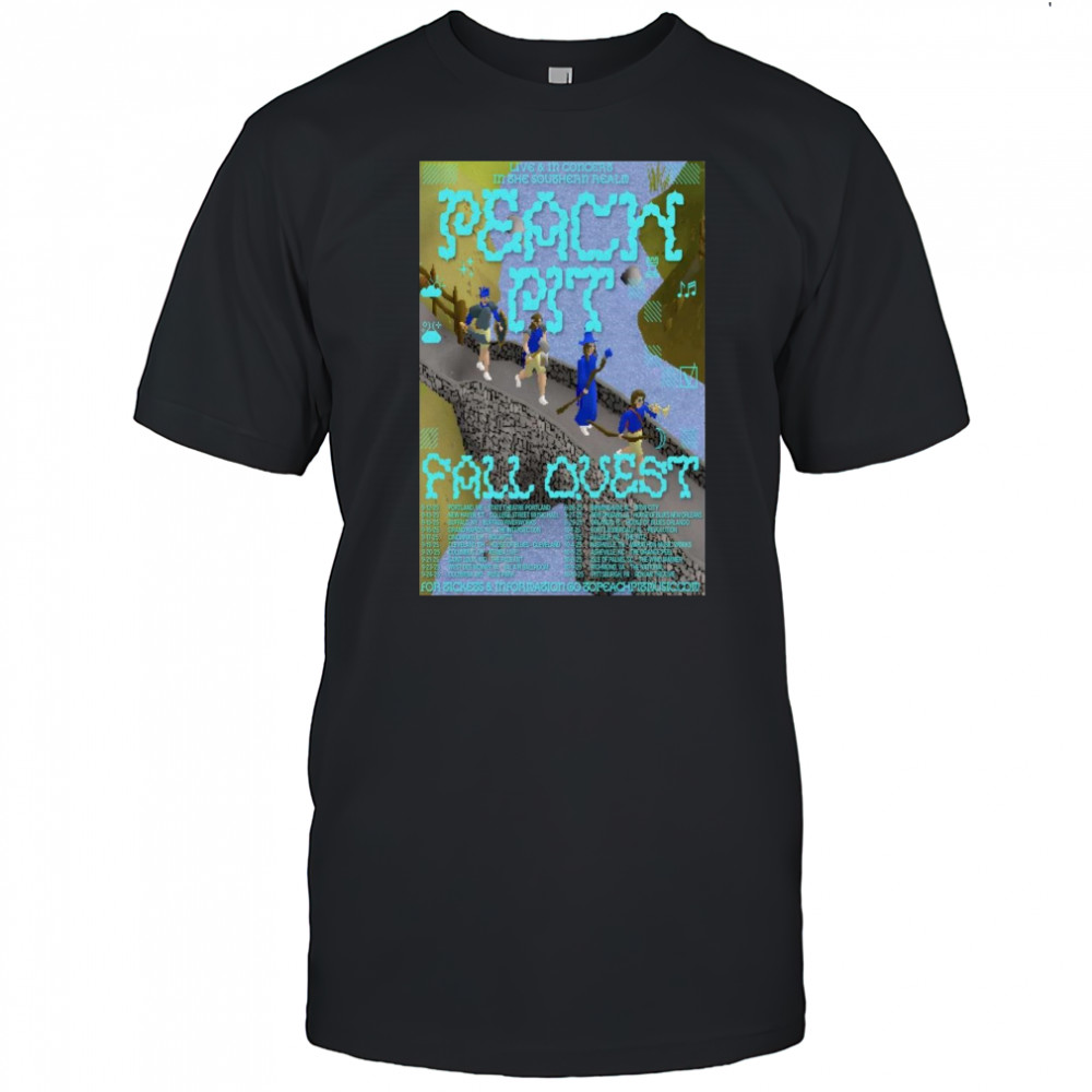 Peach Pit Fall Ovest Tour 2025 t-shirt