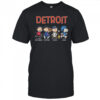 Peanuts Detroit Red Wings x Detroit Pistons x Detroit Tigers x Detroit Lions 2025 Shirt