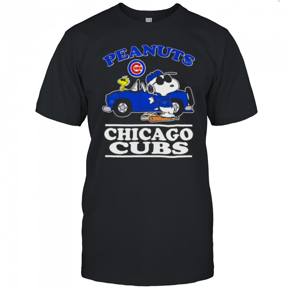 Peanuts Snoopy and Woodstock Chicago Cubs 2025 shirt
