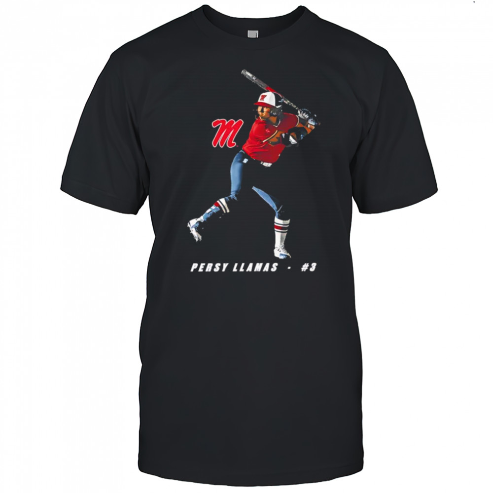 Persy Llamas Ole Miss portrait shirt