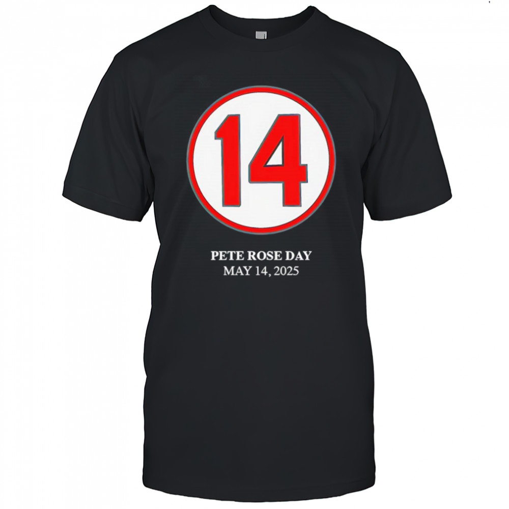 Pete Rose Day May 14 2025 shirt