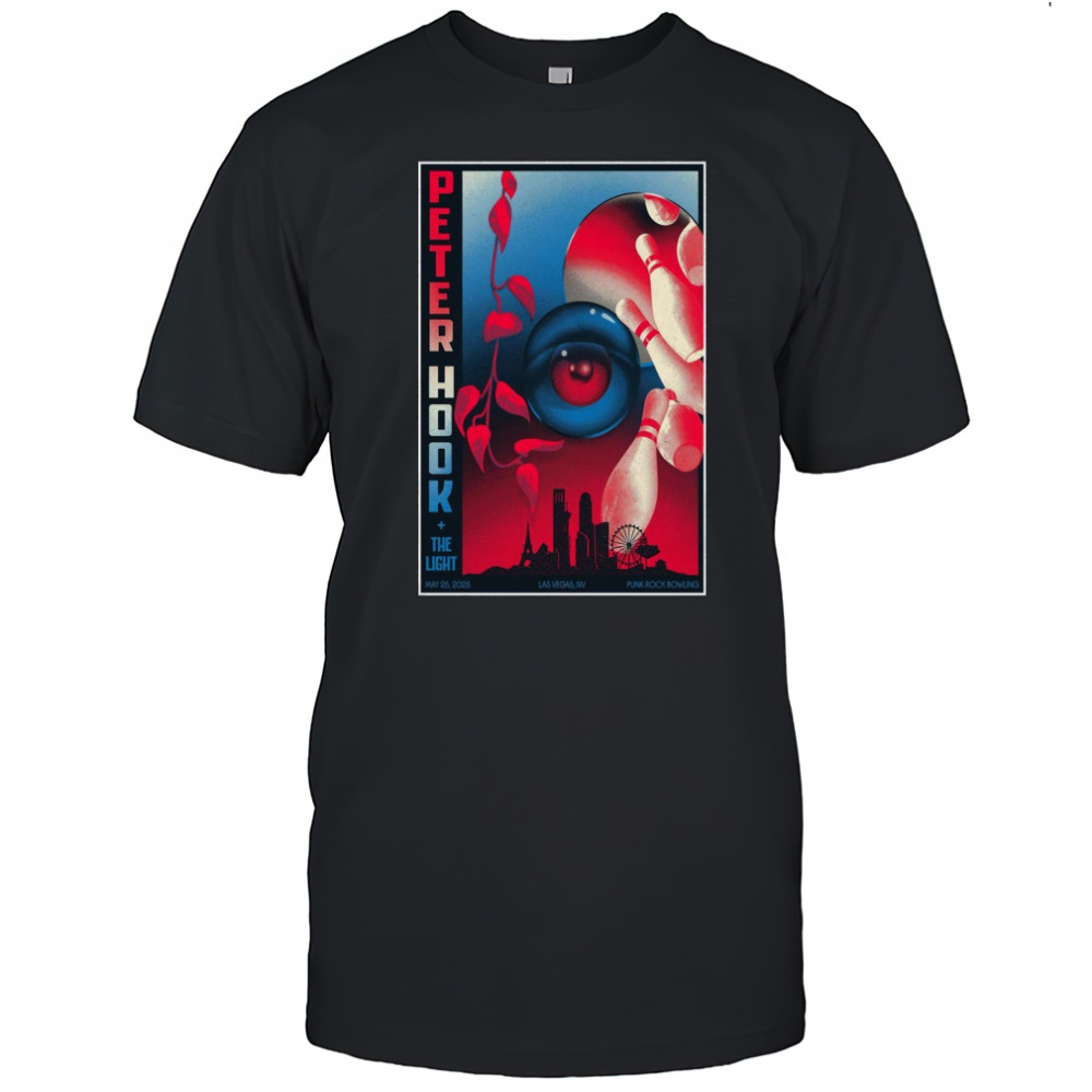 Peter Hook and The Light Punk Rock Bowling Las Vegas NV May 25 2025 Tour t-shirt