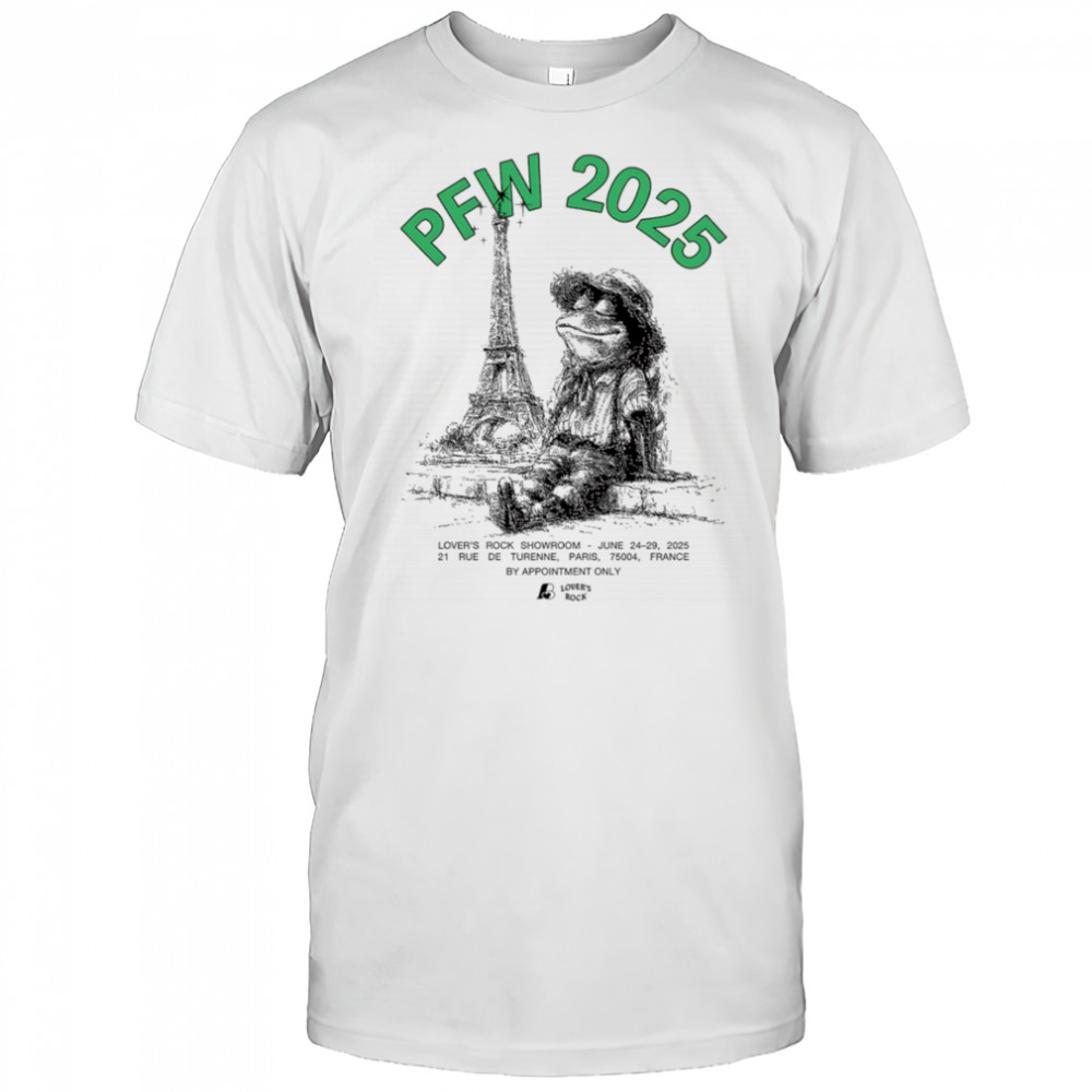 PFW 2025 lover’s rock showroom June 24 29 2025 shirt