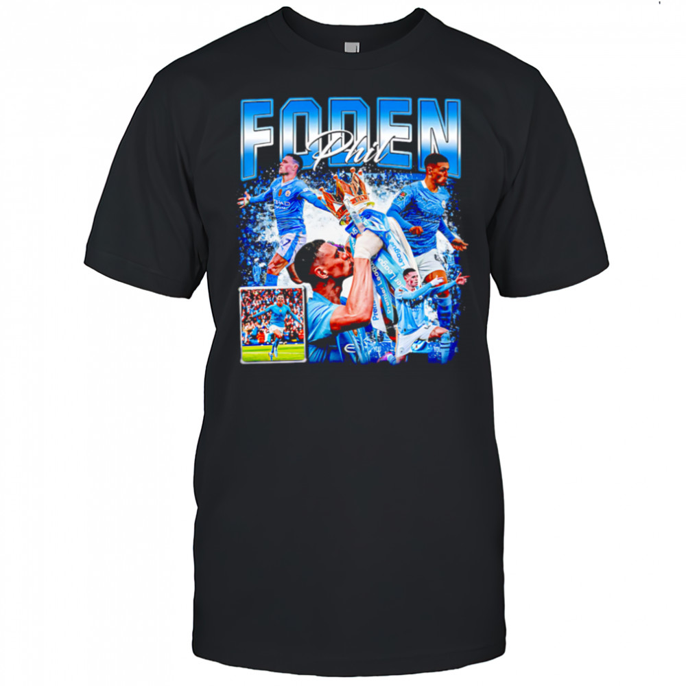 Phil Foden Manchester City Vintage 90s Graphic shirt