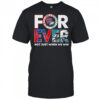 Philadelphia Eagles X Philadelphia Phillies Forever Not Just When We Win Logo 2025 T-Shirt