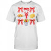 Pink Bow Cute Coquette Crawfish Boil Season Girl Aesthetic shirt
