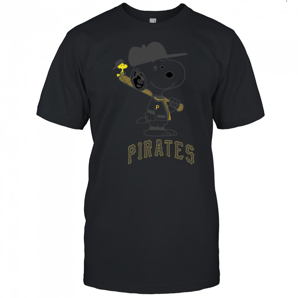 Pittsburgh Pirates Snoopy Baseball funny cartoon shirt