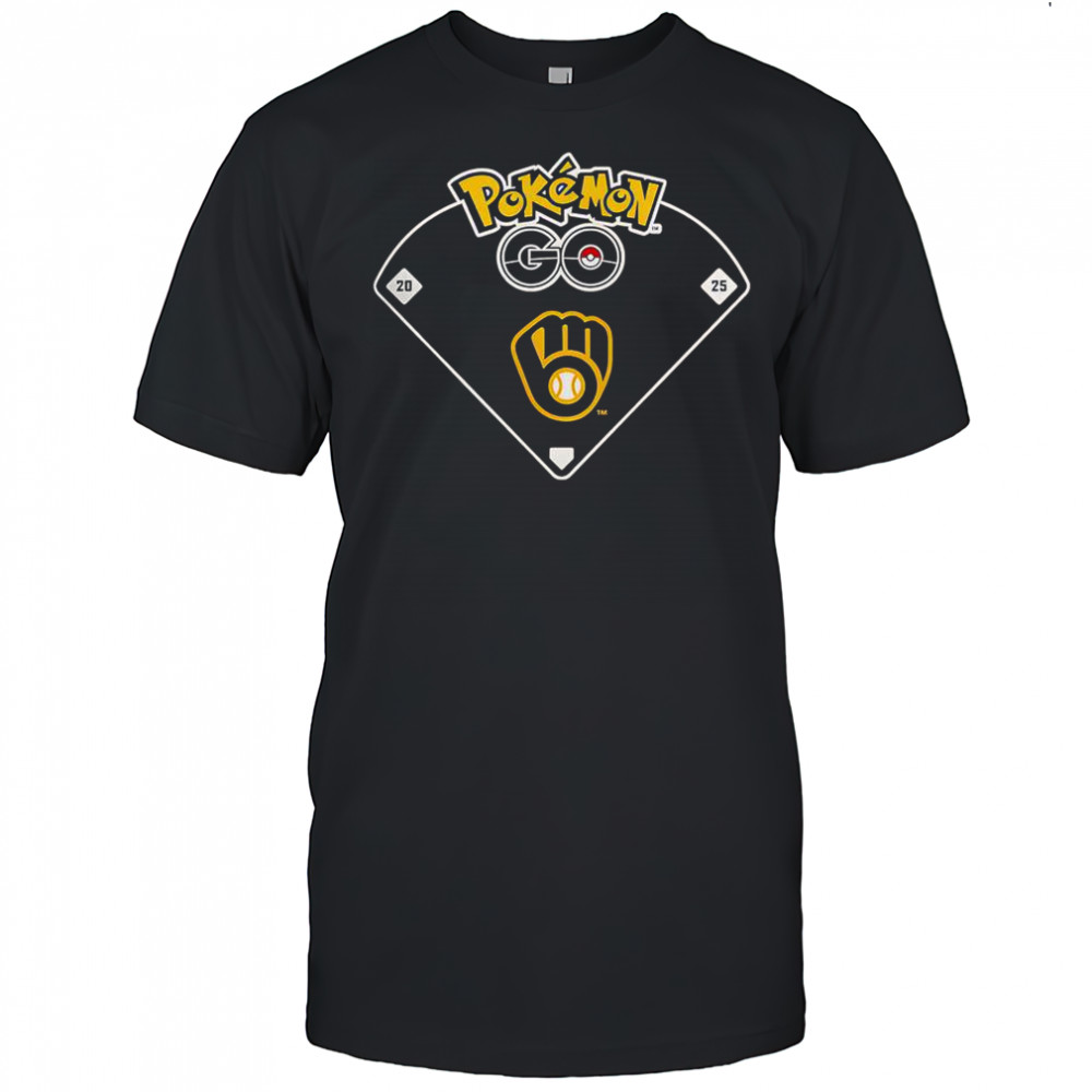 Pokemon Go MLB Milwaukee Brewers T-Shirt