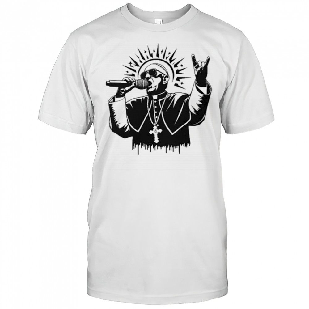 Pope Francis Metal T-shirt