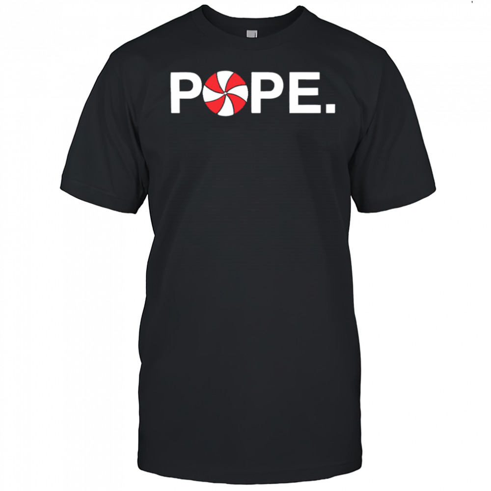 Pope leo xiv pope peppermint swirl shirt