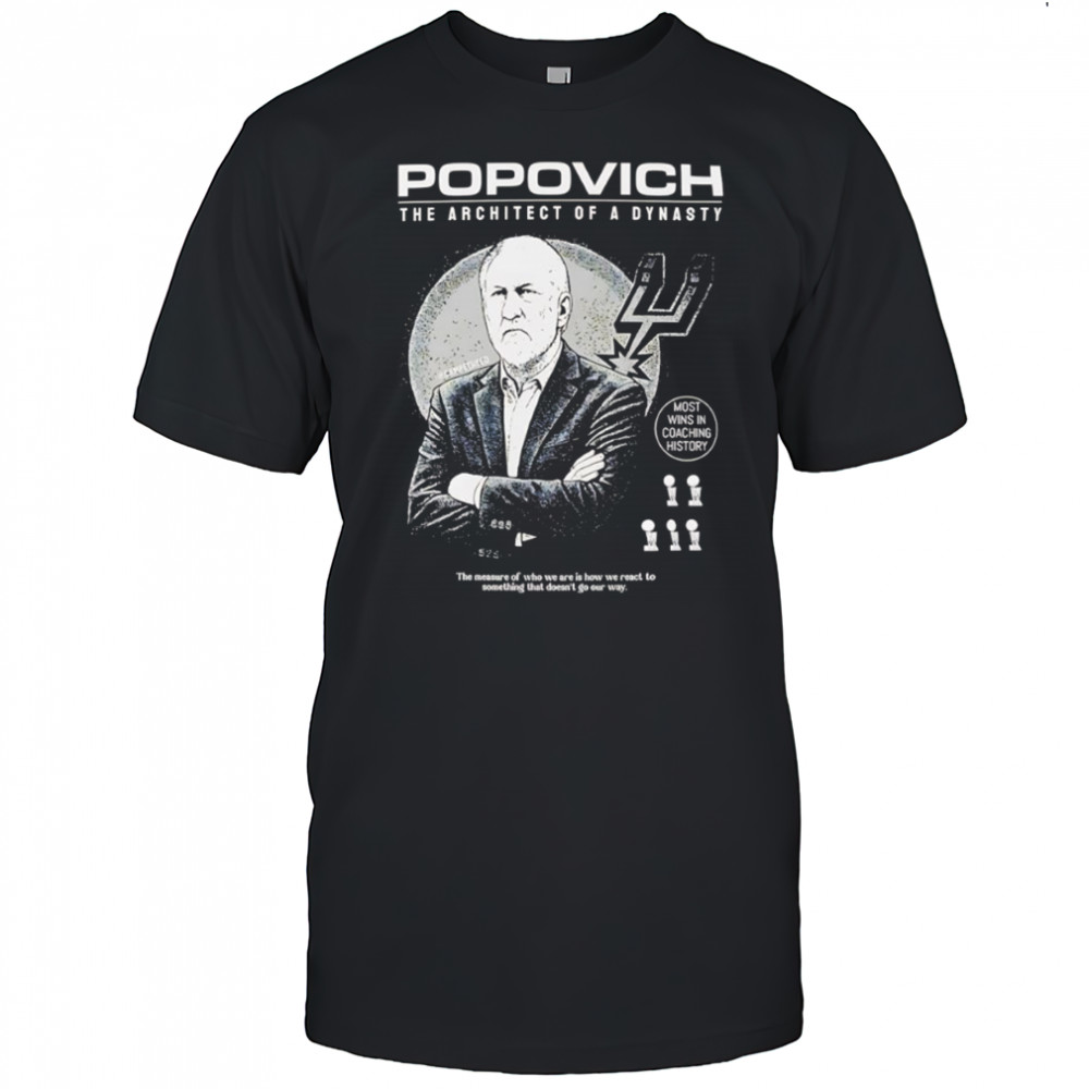 Popovich Architect of a Dynasty shirt