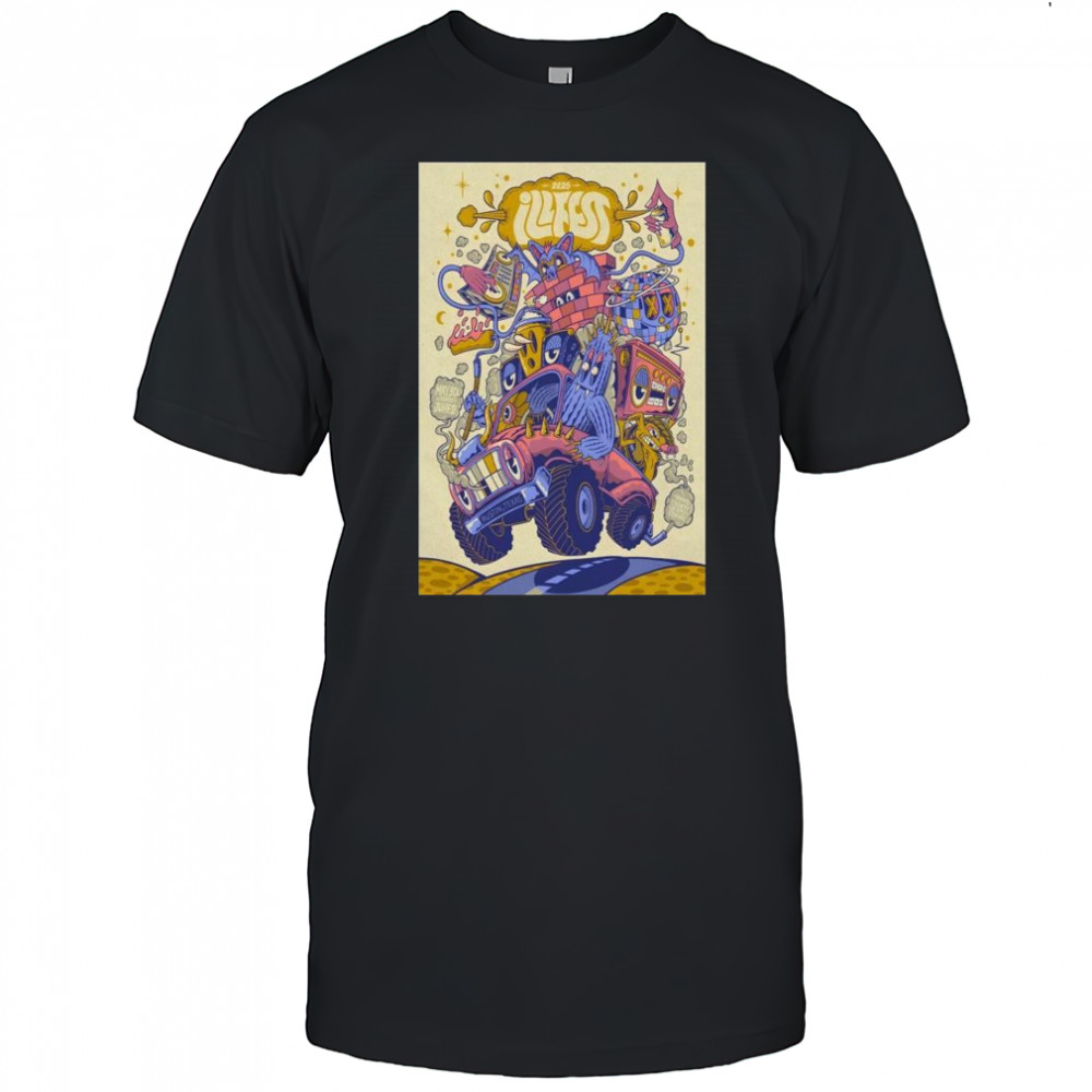 Poster Illfest Travis County Exposition Center Austin TX May 30-June 1 2025 Tour t-shirt