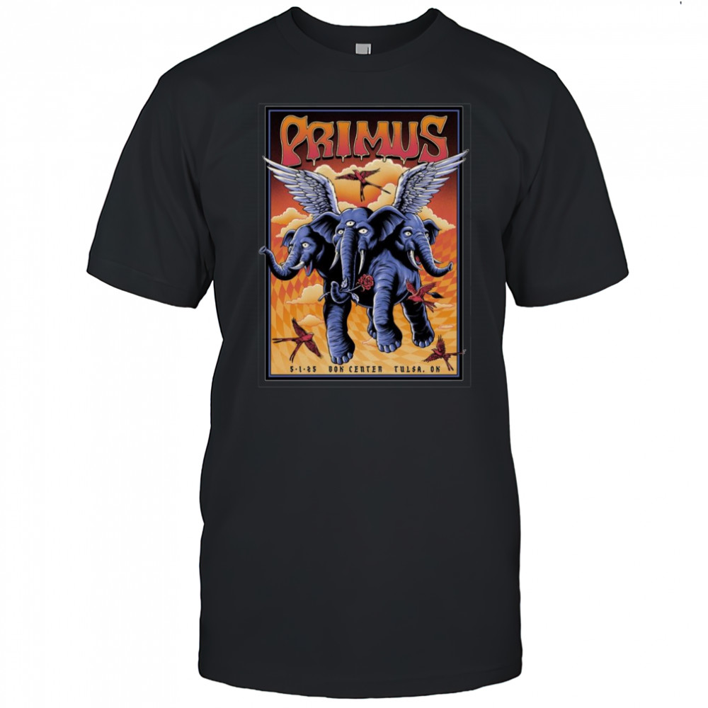 Poster Primus Event May 1 2025 Bok Center Tulsa OK t-shirt