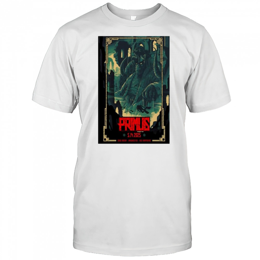 Primus SNHU Arena Manchester NH May 14 2025 Show t-shirt