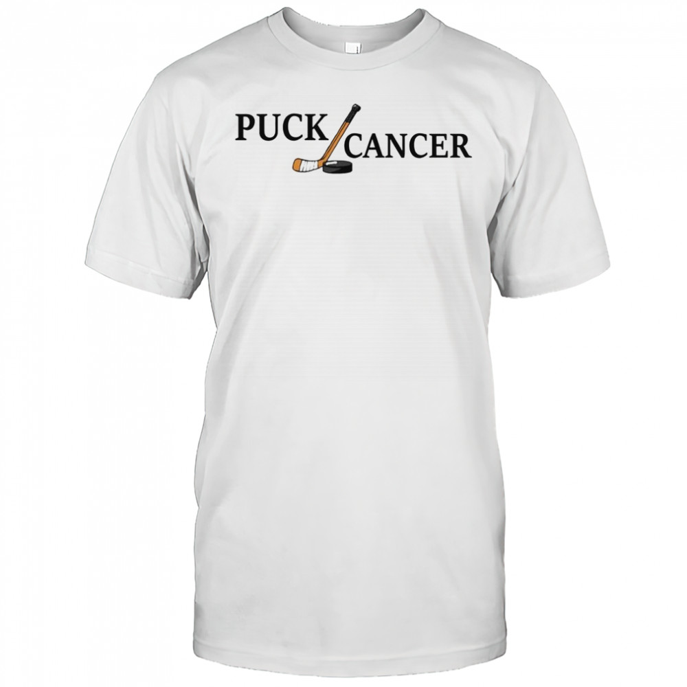 Puck Cancer Ice Hockey T-Shirt