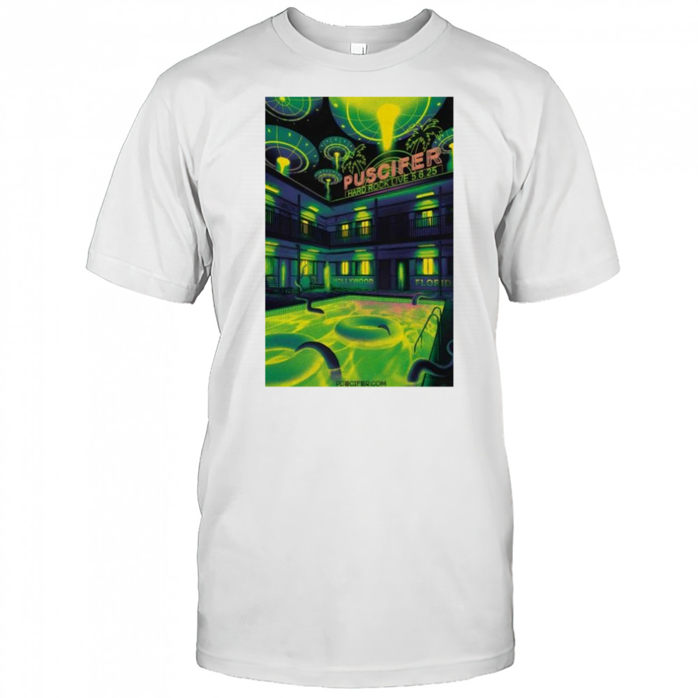 Puscifer Hard Rock Live Hollywood FL May 6 2025 Tour t-shirt