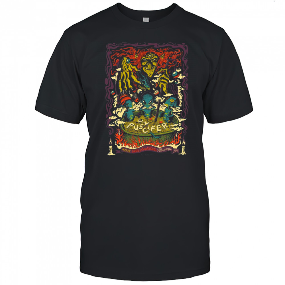 Puscifer PM April 27 2025 Isleta Amphitheater In Albuquerque NM Poster Graphic t-shirt
