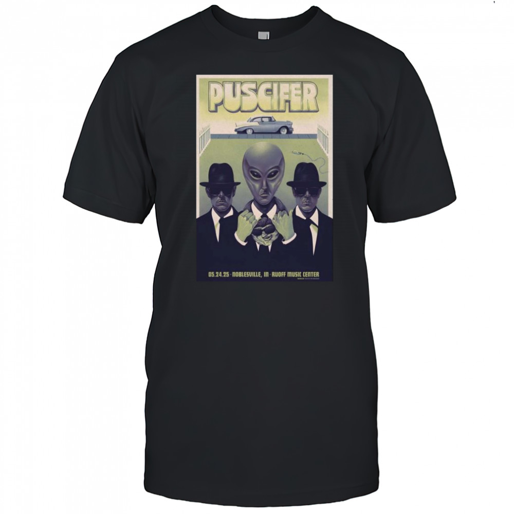 Puscifer Ruoff Music Center Noblesville IN May 24 2025 Tour t-shirt