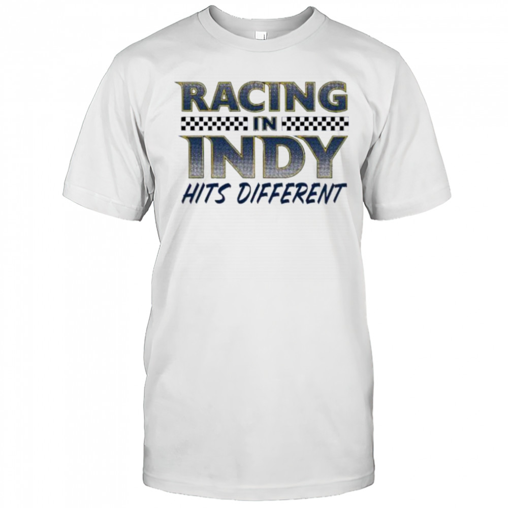 Racing in Indy hits different Indiana Pacers basketball shirt