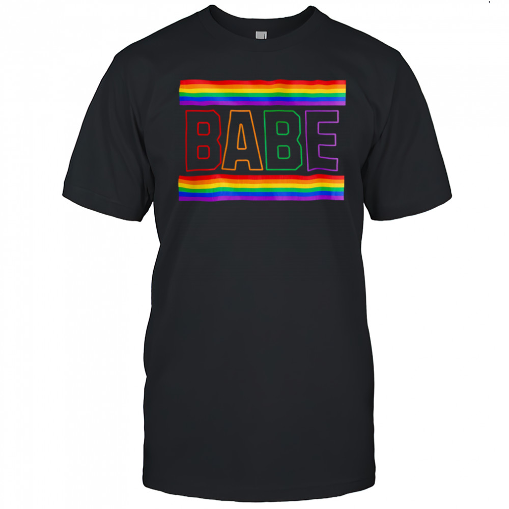 Rainbow babe shirt
