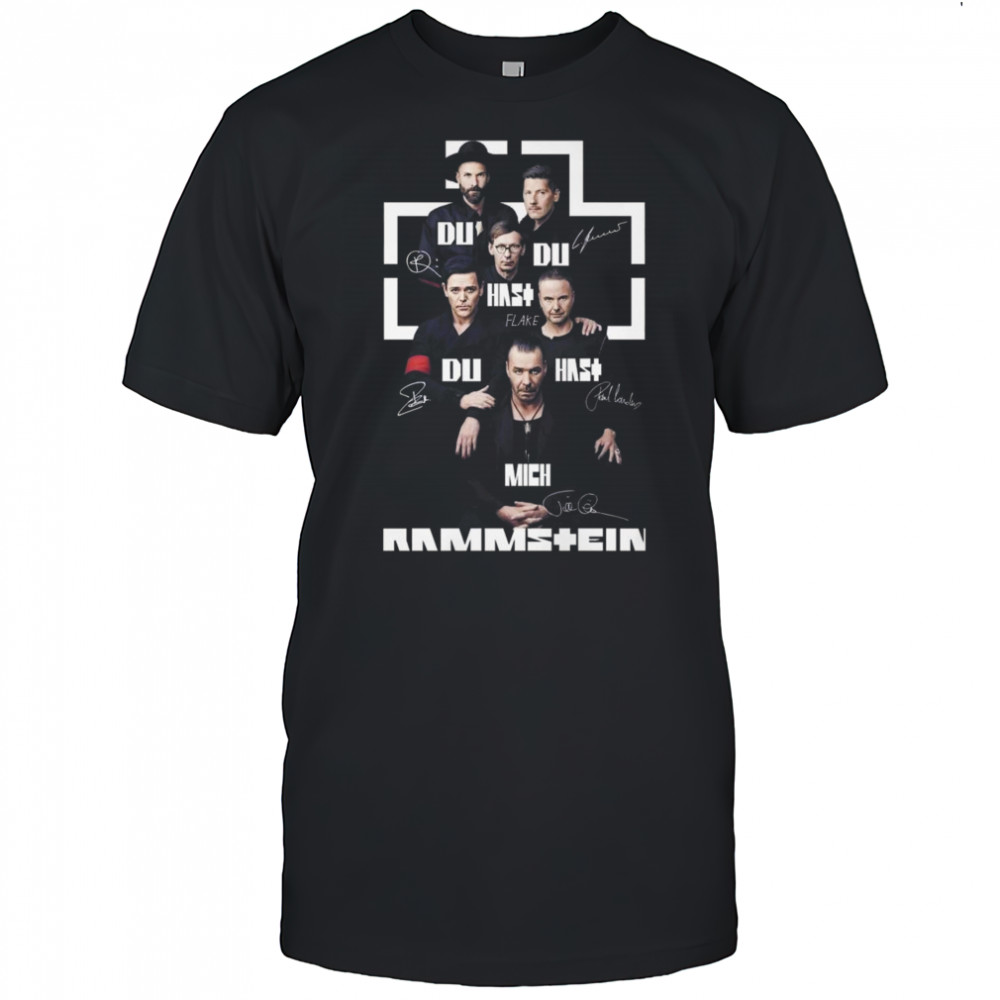 Rammstein Du Hast Mich Signature 2025 Shirt