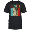 Resist Resistance Penguin USA Activism Freedom Protest T-Shirt