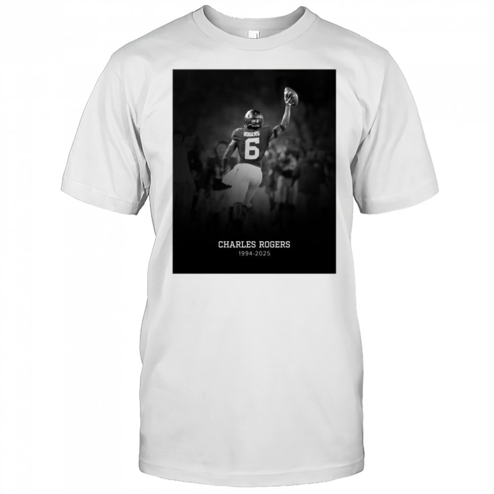 Rest In Peace former Gopher Charles Rogers 1994-2025 Minnesota Golden Gophers t-shirt