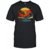 Retro Sunset Tropical Vintage Beach Palm Tree For Men Women shirt